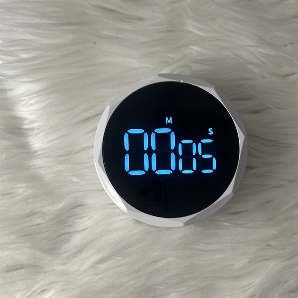 Digital Timer with Blue LED Display
